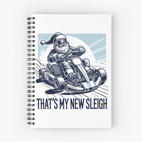 Item preview, Santa Claus In A Go-kart Funny Saying designed and sold by LuminOrb.