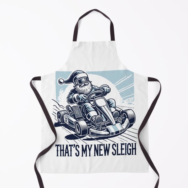 Item preview, Santa Claus In A Go-kart Funny Saying designed and sold by LuminOrb.