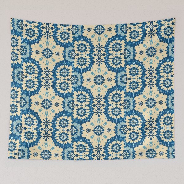Item preview, Nigerian Blue and Cream Adire Pattern – Timeless African Textile Design for Fashion and Decor designed and sold by Collision19.