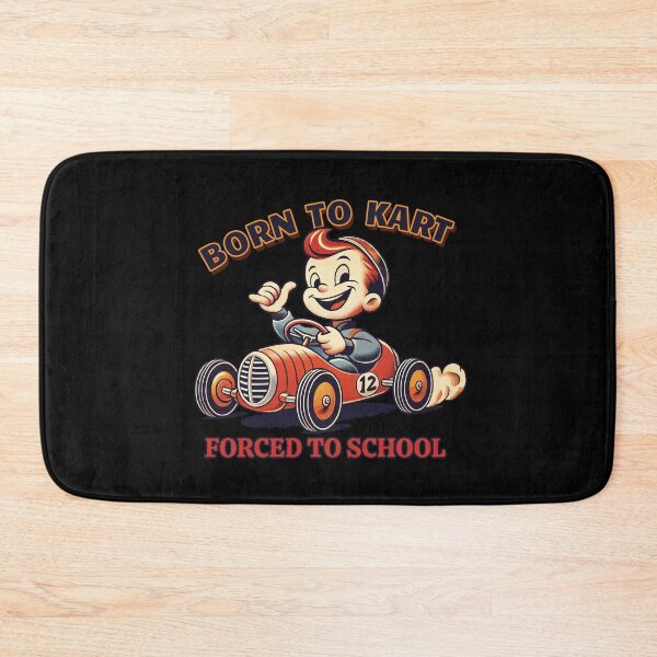Item preview, Born To Kart Forced To School Retro Go-Kart designed and sold by LuminOrb.