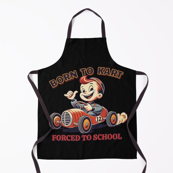 Item preview, Born To Kart Forced To School Retro Go-Kart designed and sold by LuminOrb.