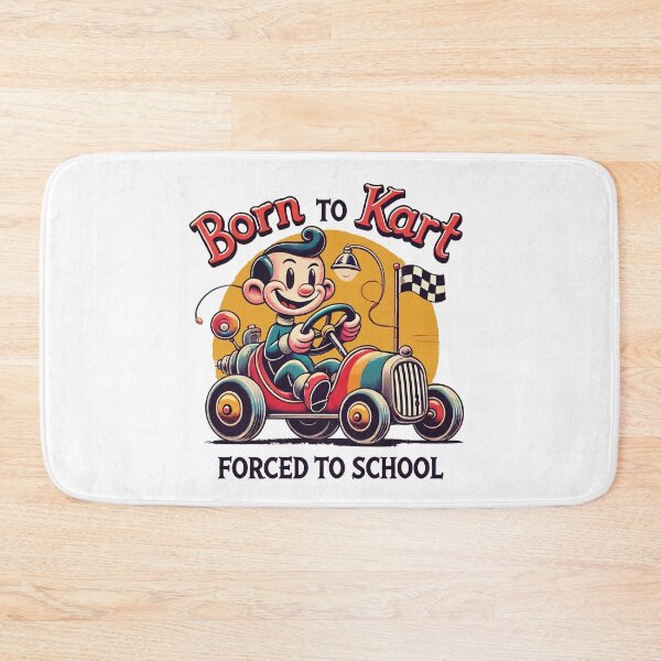 Item preview, Born To Go Kart Retro Cartoon Go-kart designed and sold by LuminOrb.