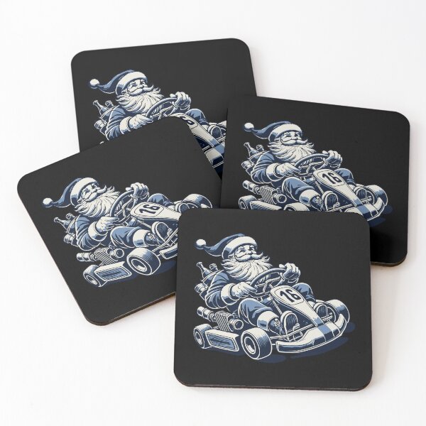 Item preview, Retro Santa Go-Kart Racing Adventure designed and sold by LuminOrb.