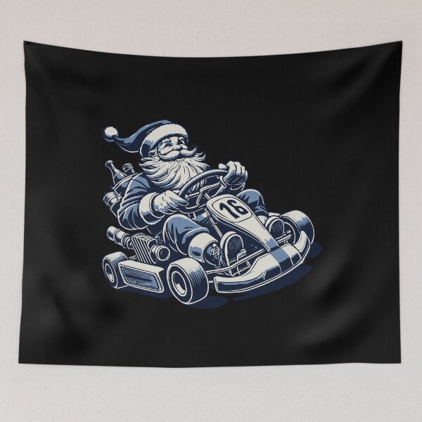 Item preview, Retro Santa Go-Kart Racing Adventure designed and sold by LuminOrb.