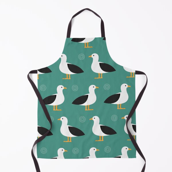 Item preview, Albatrosses on blue designed and sold by reneesillus.