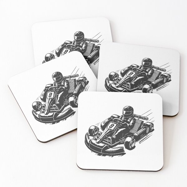 Item preview, Retro Go-kart Driver Vintage Design designed and sold by LuminOrb.