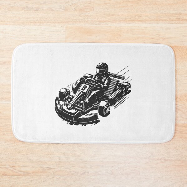 Artikelvorschau, Retro Go-Kart Fahrer Vintage Design entworfen und verkauft von LuminOrb.