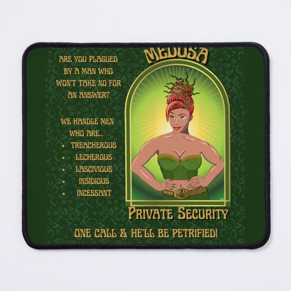 Item preview, Medusa Private Security designed and sold by Uniq1.Arts.