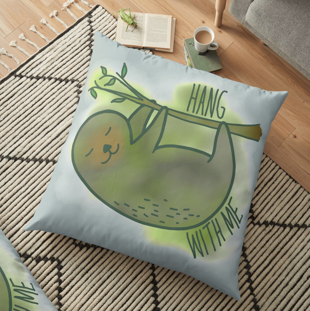 Hang with me Floor Pillow