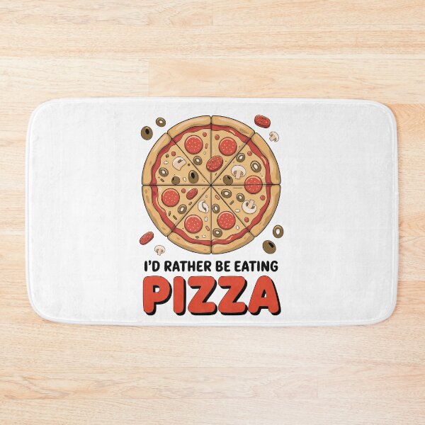 Item preview, I'd rather be eating Pizza designed and sold by PixelPack Design.
