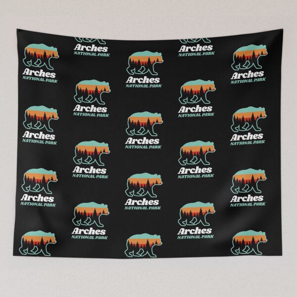 Item preview, Arches Bear Forest National Park Vacation Gift designed and sold by Guarddogdrive.