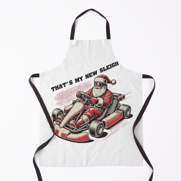 Item preview, Go-Kart Santa That's My New Sleigh Retro designed and sold by LuminOrb.