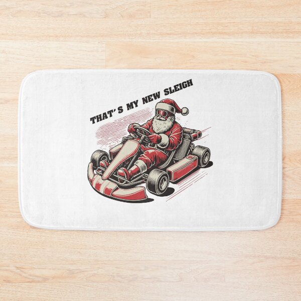 Artikelvorschau, Weihnachtsmann Go-Kart Retro Design Schlitten entworfen und verkauft von LuminOrb.