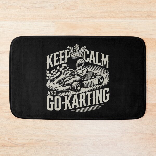 Item preview, Keep Calm And Go Kart Driving designed and sold by LuminOrb.