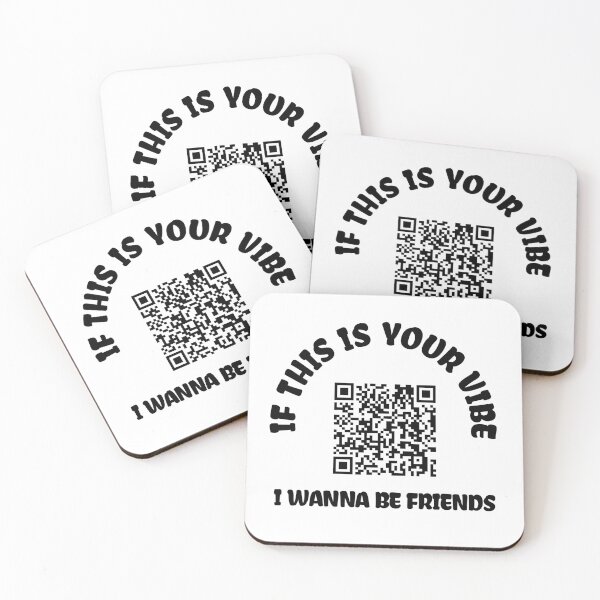 Item preview, If This Is Your Vibe QR Code Design designed and sold by kozinoart.