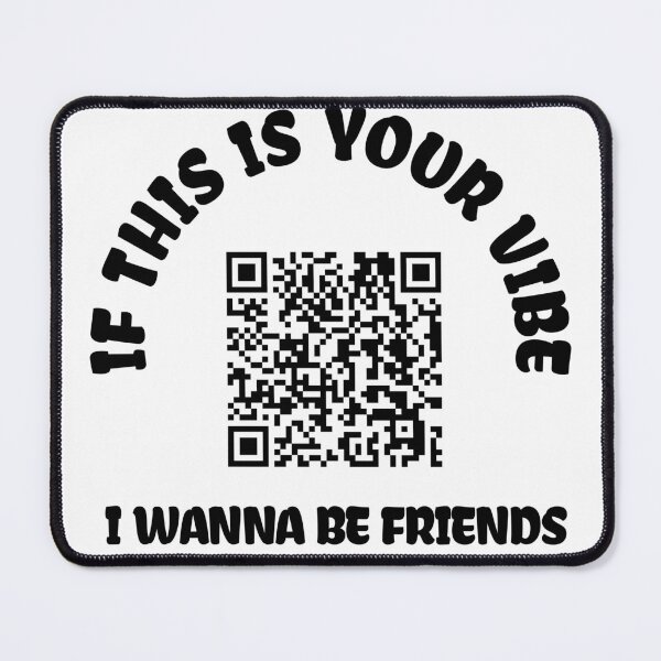 Item preview, If This Is Your Vibe QR Code Design designed and sold by kozinoart.