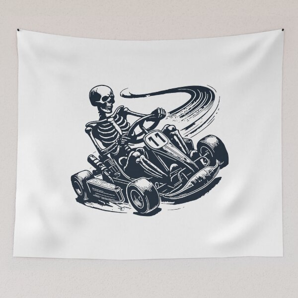 Item preview, Skeleton In Go-kart Racing Adventure designed and sold by LuminOrb.
