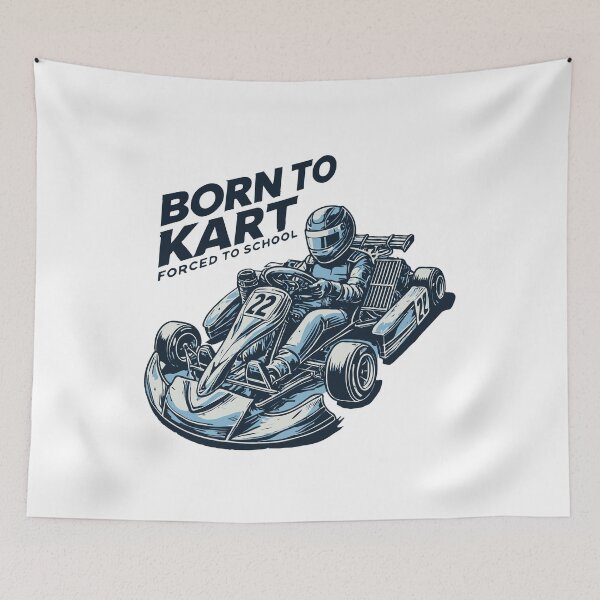 Item preview, Go-kart Retro Born To Kart designed and sold by LuminOrb.