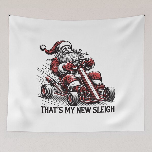 Item preview, Santa Claus Go-kart Sleigh designed and sold by LuminOrb.