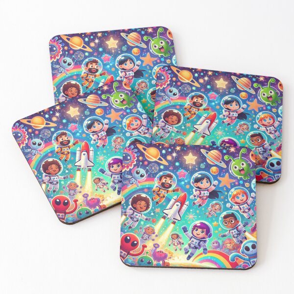 Item preview, Little Astronauts Soaring Through Space  designed and sold by WyckedLynn.