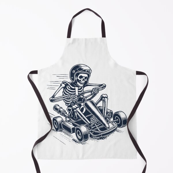 Item preview, Skeleton Racing Go-kart Funny Racer designed and sold by LuminOrb.