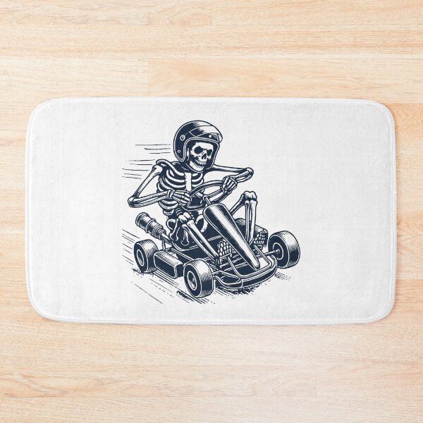 Item preview, Skeleton Racing Go-kart Funny Racer designed and sold by LuminOrb.