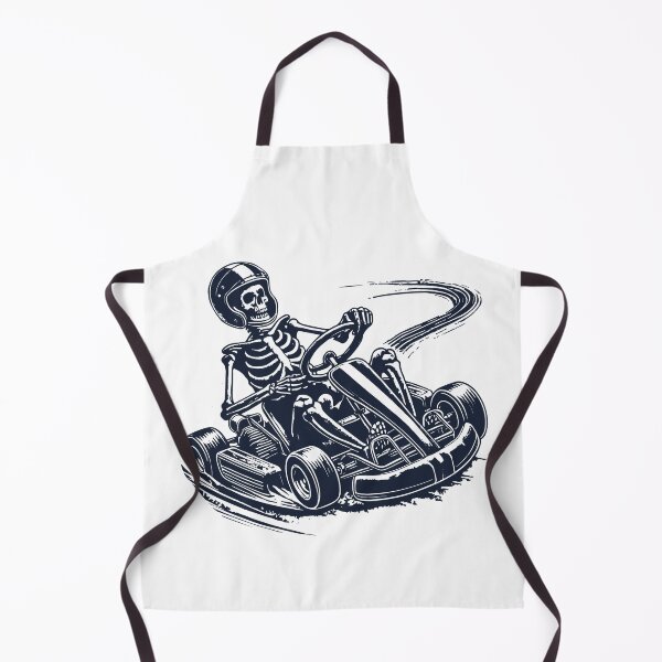 Item preview, Skeleton In Go-kart On Race Track designed and sold by LuminOrb.