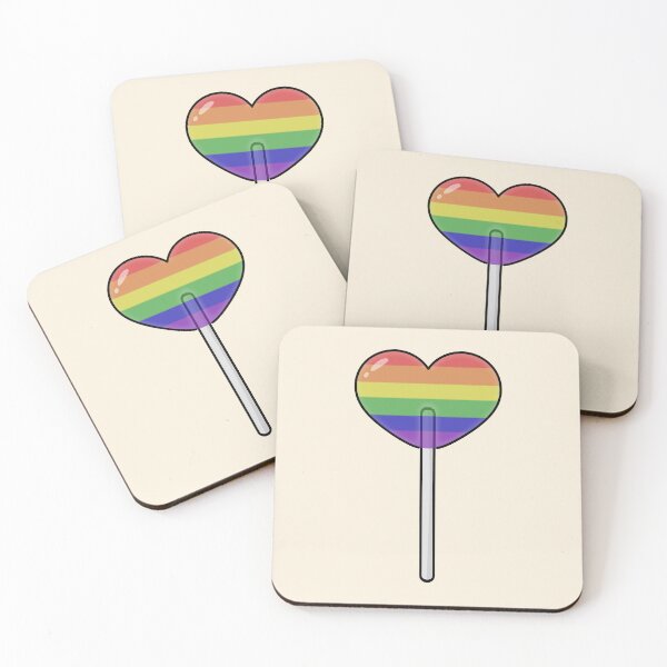Item preview, Heart LGBT Lollipop  designed and sold by sasyall.