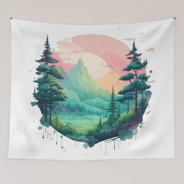 Item preview, 001 Pine Forest designed and sold by Alexis Art Collection.