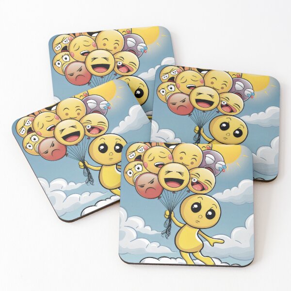 Item preview, Emotions floating in the clouds. designed and sold by MyHappyArtShop.