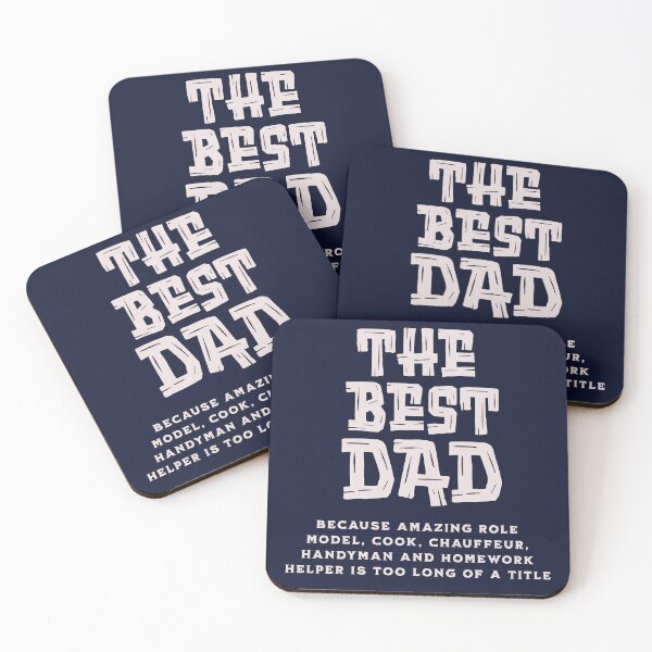 Item preview, The Best Dad Funny Father Appreciation Design designed and sold by kozinoart.