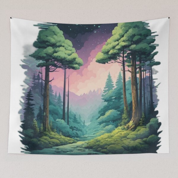 Item preview, 002 Pine Forest designed and sold by Alexis Art Collection.