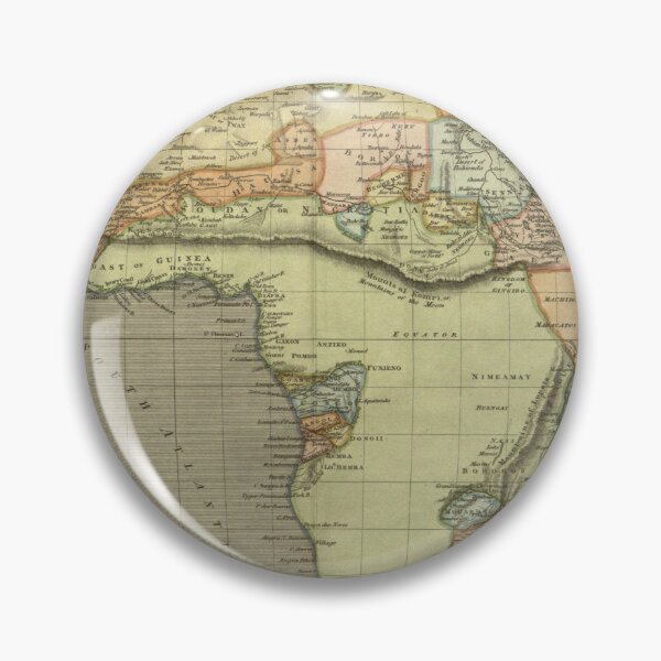 Artikelvorschau, Vintage map of Africa with Beige Pastel Vintage Colors entworfen und verkauft von mrana.