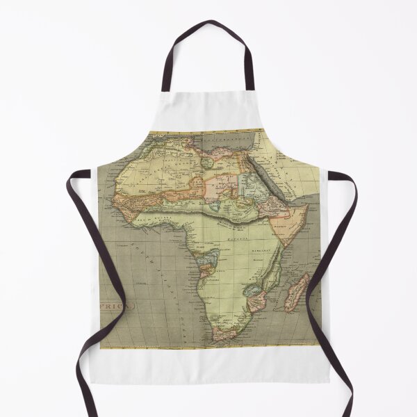 Artikelvorschau, Vintage map of Africa with Beige Pastel Vintage Colors entworfen und verkauft von mrana.