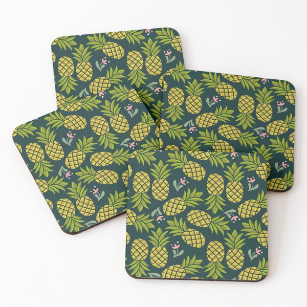 Item preview, Pineapples and Flowers 1  designed and sold by marialindemann.