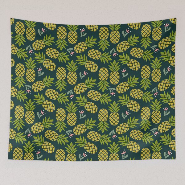 Item preview, Pineapples and Flowers 1  designed and sold by marialindemann.