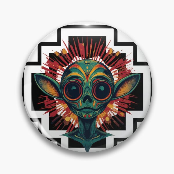 Item preview, Inti Alien - Cosmic Andean Art designed and sold by QhapaqStore.