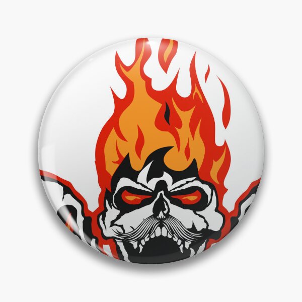 Item preview, motorcycle skull skull flame fire motorcycle designed and sold by Achille3777.