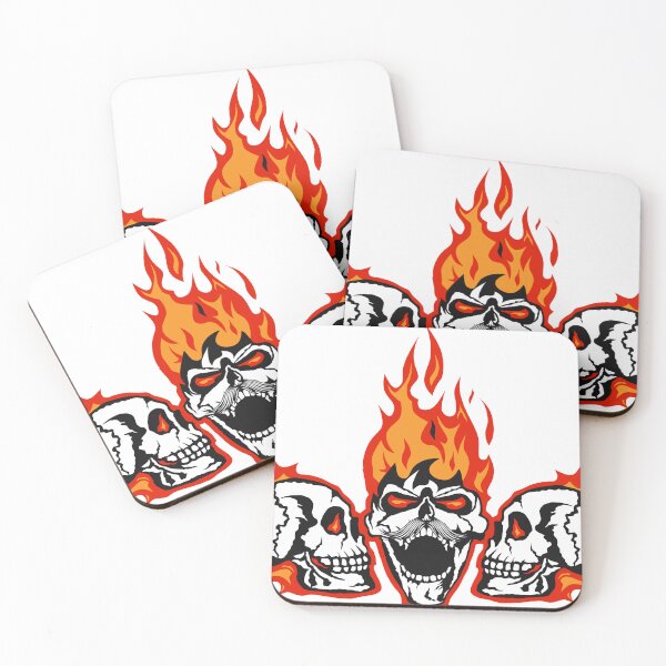 Item preview, motorcycle skull skull flame fire motorcycle designed and sold by Achille3777.