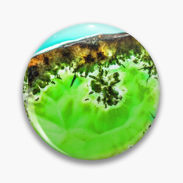Item preview, Green agate semi precious stone. designed and sold by claireseyeview.