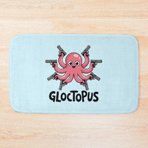 Item preview, Gloctopus! Funny Octopus Gun Pun designed and sold by PMCreative.