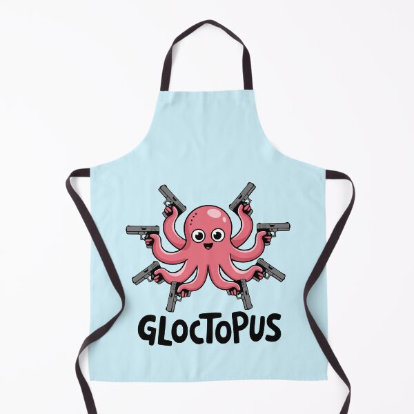 Item preview, Gloctopus! Funny Octopus Gun Pun designed and sold by PMCreative.
