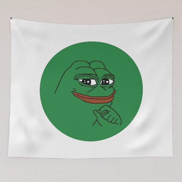 Item preview, Pepe Coin redesign designed and sold by Never Stop Trading.