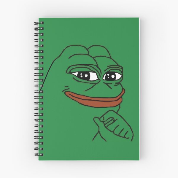 Item preview, Pepe the Crypto Frog designed and sold by Never Stop Trading.