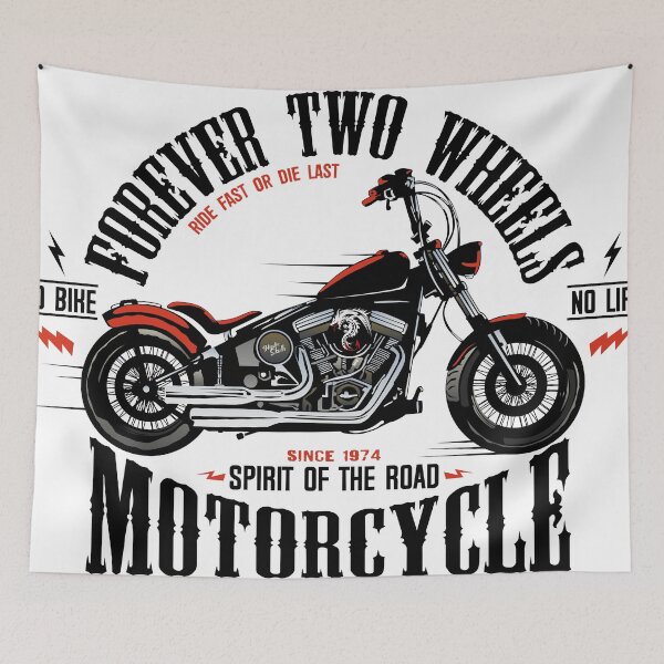 Item preview, spirit of the road moto motorcycle forever two wheels designed and sold by Achille3777.