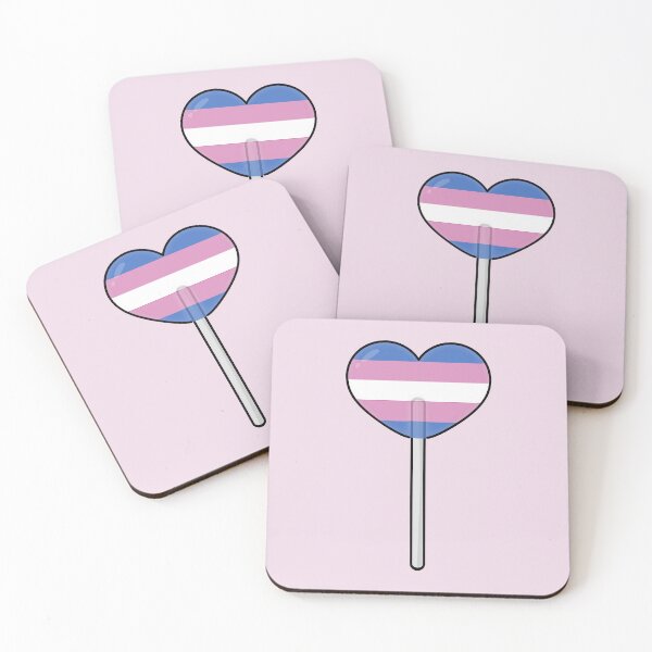 Item preview, Heart Transgender Lollipop  designed and sold by sasyall.
