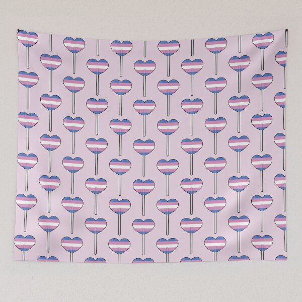 Item preview, Heart Transgender Lollipop  designed and sold by sasyall.