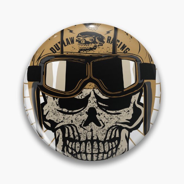 Item preview, skull helmet biker skull motorcycle goggles good vibe ride brave designed and sold by Achille3777.
