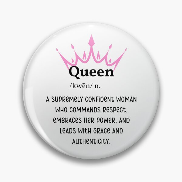 Item preview, Royal Confidence: Queen Definition Confident Woman designed and sold by Shabby Script Archive | Digital Designer .