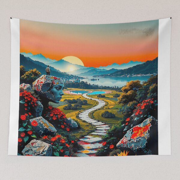 Item preview, Misty Waterfall Embrace designed and sold by PanoramaPrints.